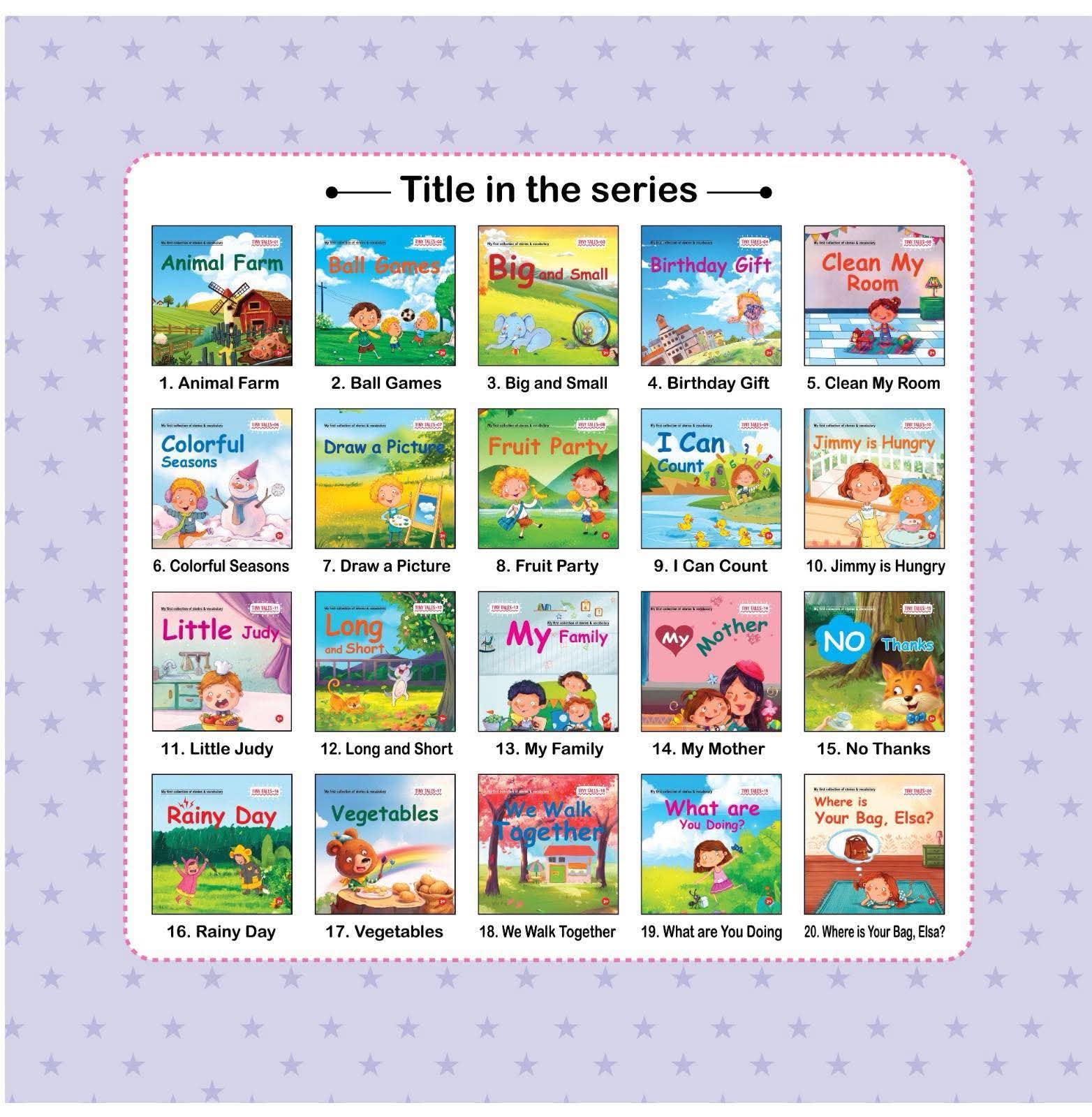 Tiny Tales Series 1: শিশুদের ইংরেজি ভাষা ও শব্দভাণ্ডার সমৃদ্ধ করার জাদুকরী সেট