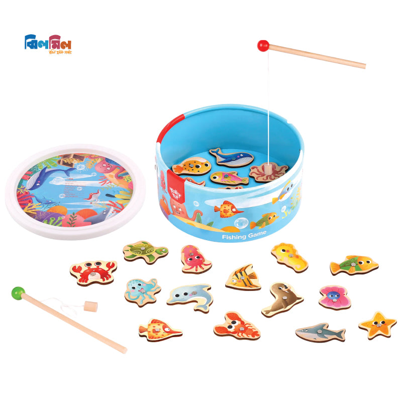 Wooden Fishing Game