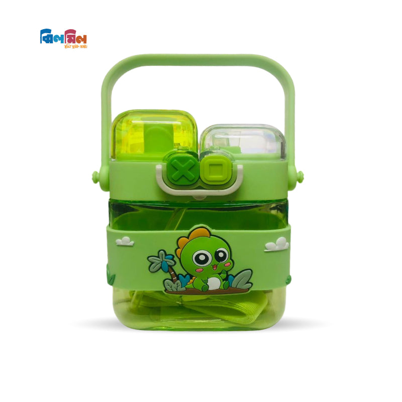 Dinosaur Water bottle Green